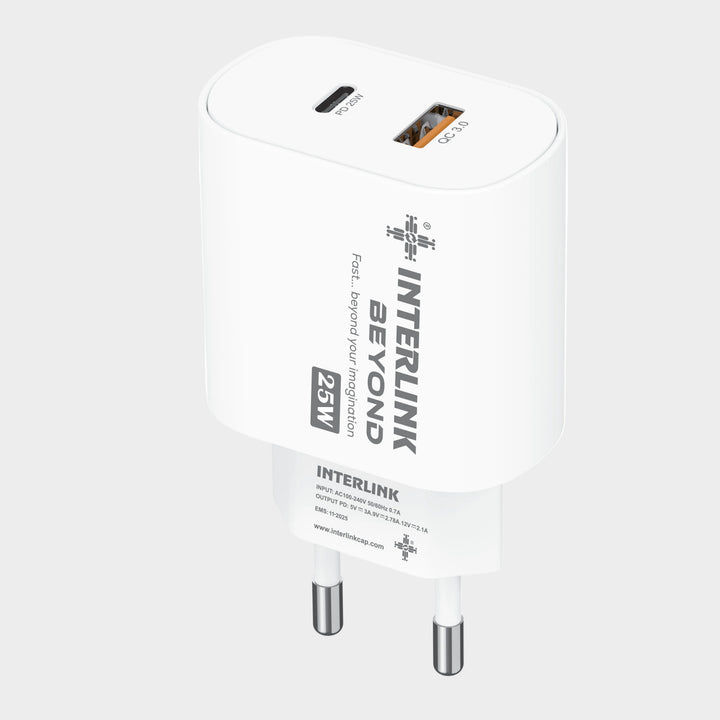Interlink BEYOND 25W Dual Port Fast Charger — Buy Online in Pakistan - Image 6