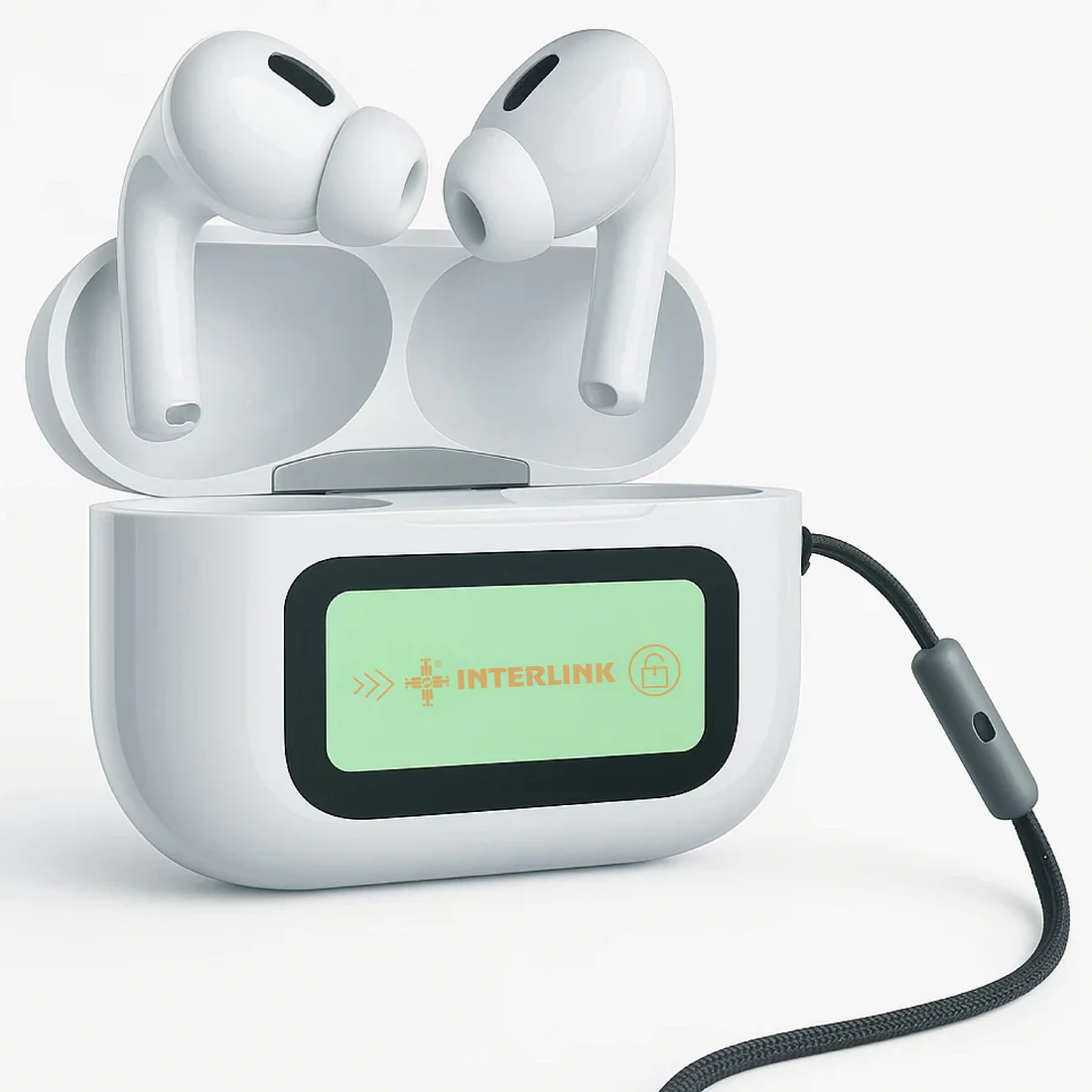 Interlink Touch AirPods — TWS Earbuds LED Display | Buy Online Pakistan - Image 3