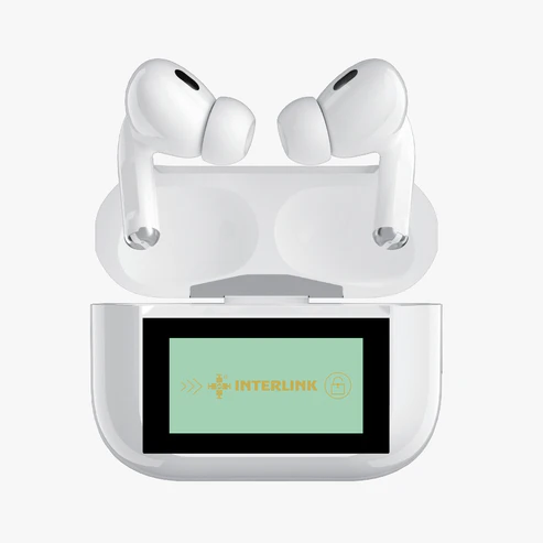 Interlink Touch AirPods — TWS Earbuds LED Display | Buy Online Pakistan - Image 5