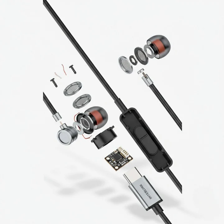 PRIME PLUS Handsfree – Type-C Earphones with HD Mic | Designed For Latest Type C phones - Image 4