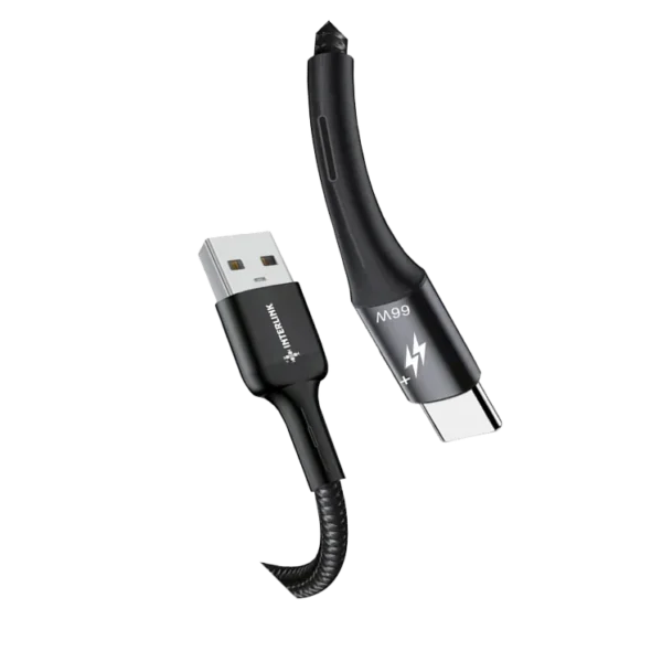 Interlink STARK 66W USB-C VOOC Flash Charge Cable — | Buy Online In Pakistan