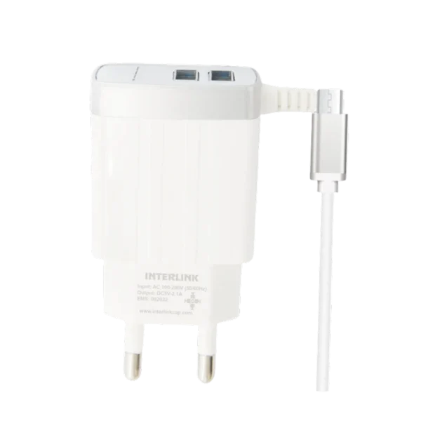 GRACE LED CHARGER 2.4A – Fast & Smart Dual USB Wall Charger