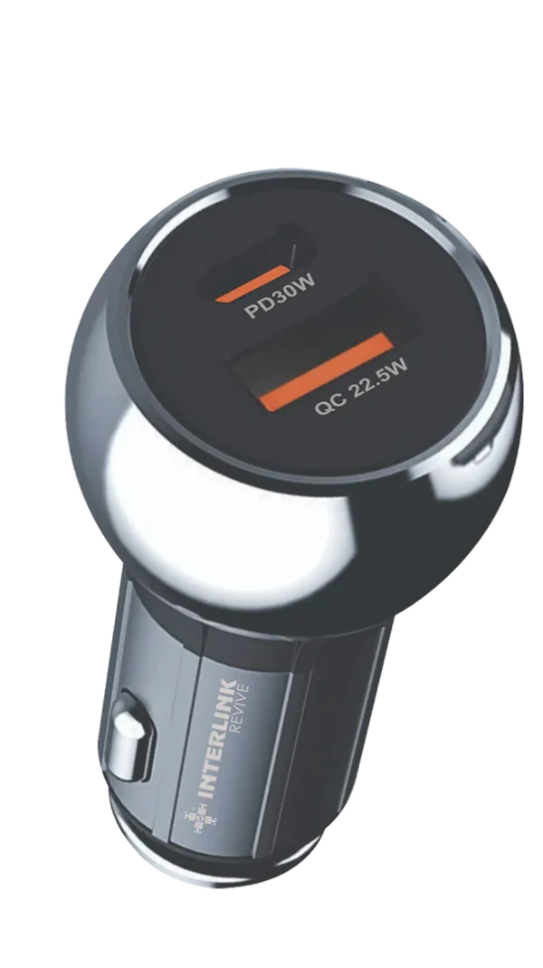 Interlink REVIVE 30W PD Car Charger Dual Port — Buy in Pakistan
